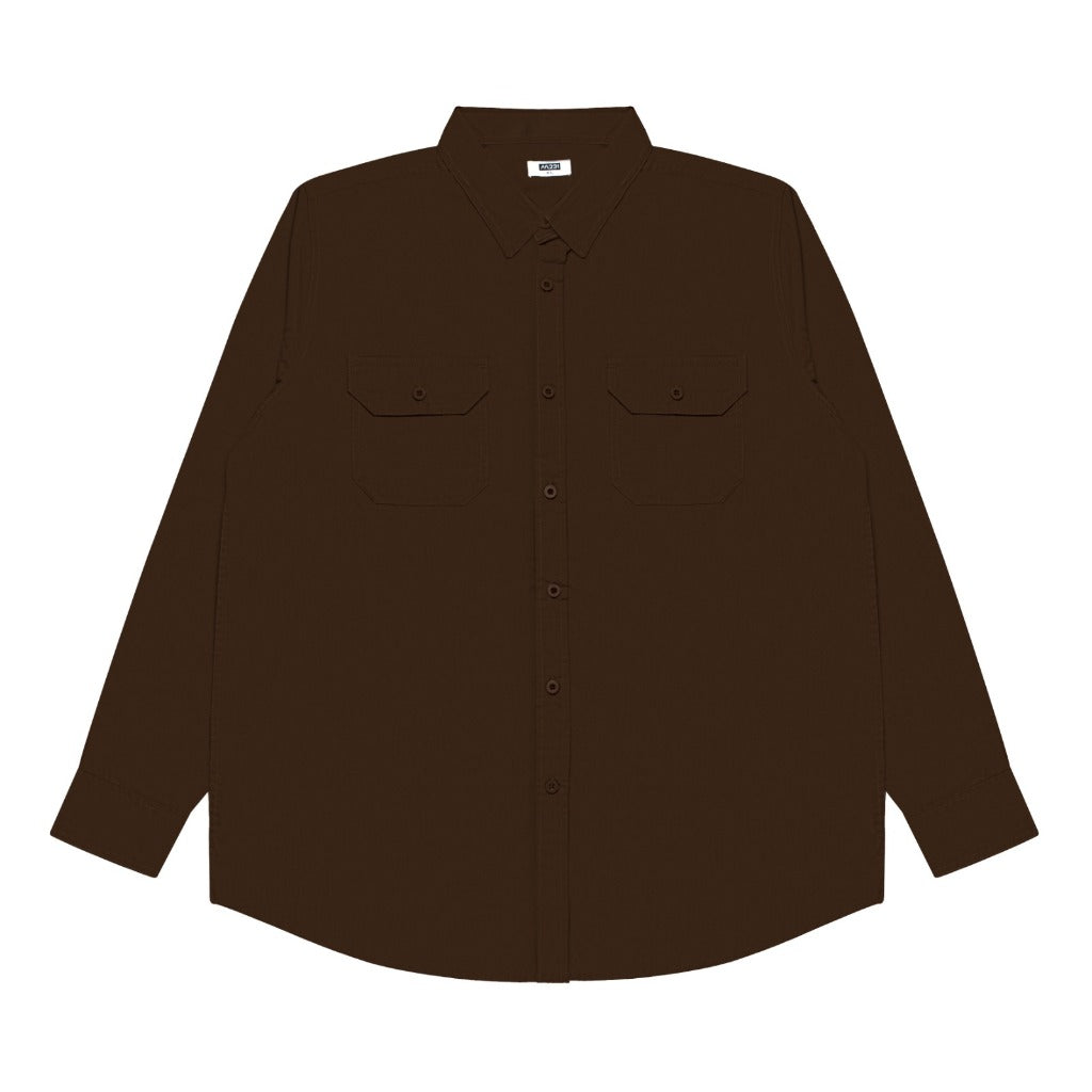 M231 Kemeja Pria Basic Polos Panjang 0170
