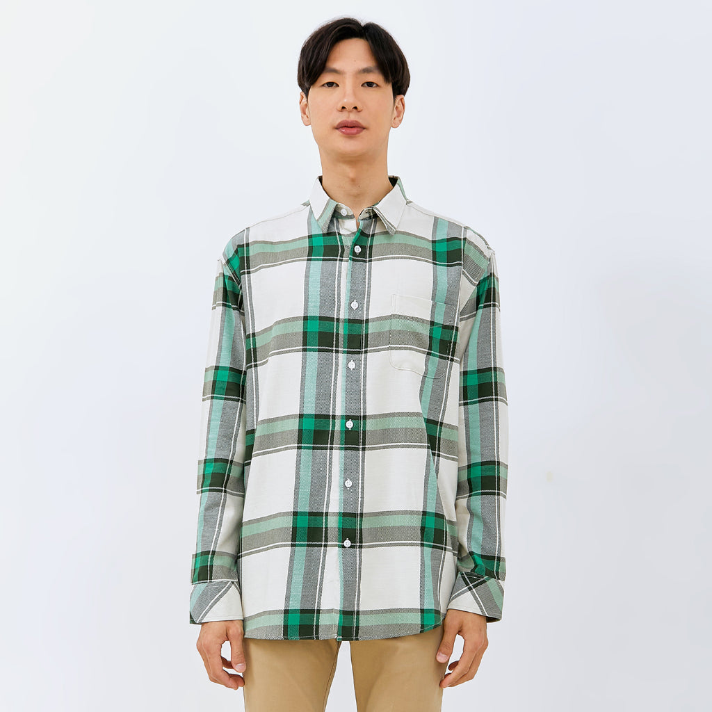 M231 Kemeja Pria Flannel Panjang 0082