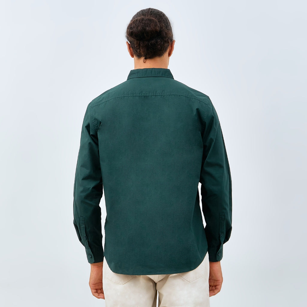 M231 Kemeja Pria Basic Polos Panjang 0170