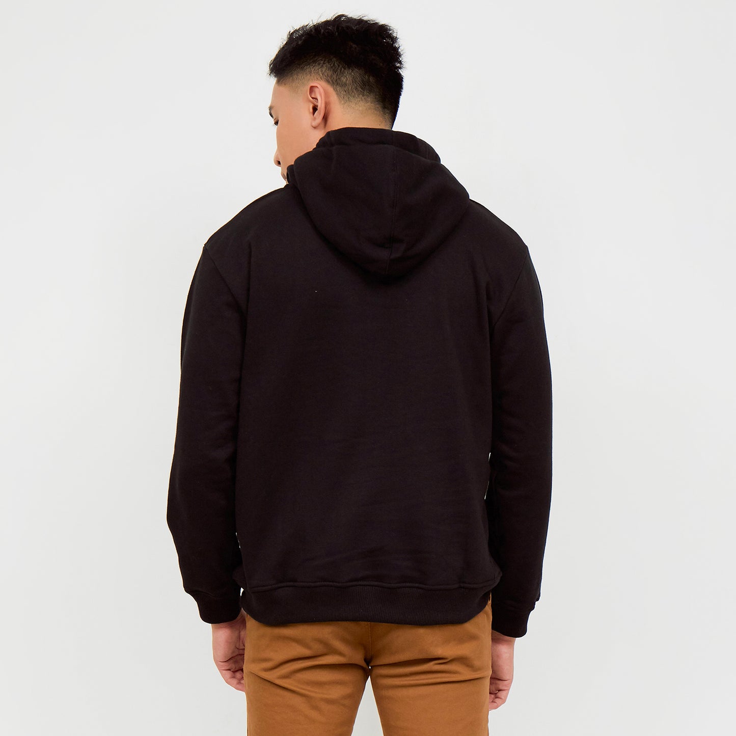 M231 Hoodie Panjang Hitam 2163B
