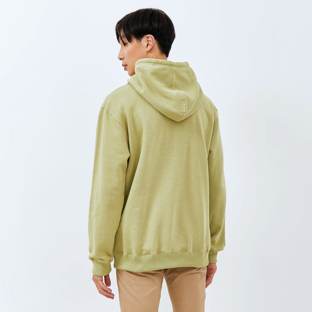 M231 Hoodie Panjang Hijau Pupus 2197L