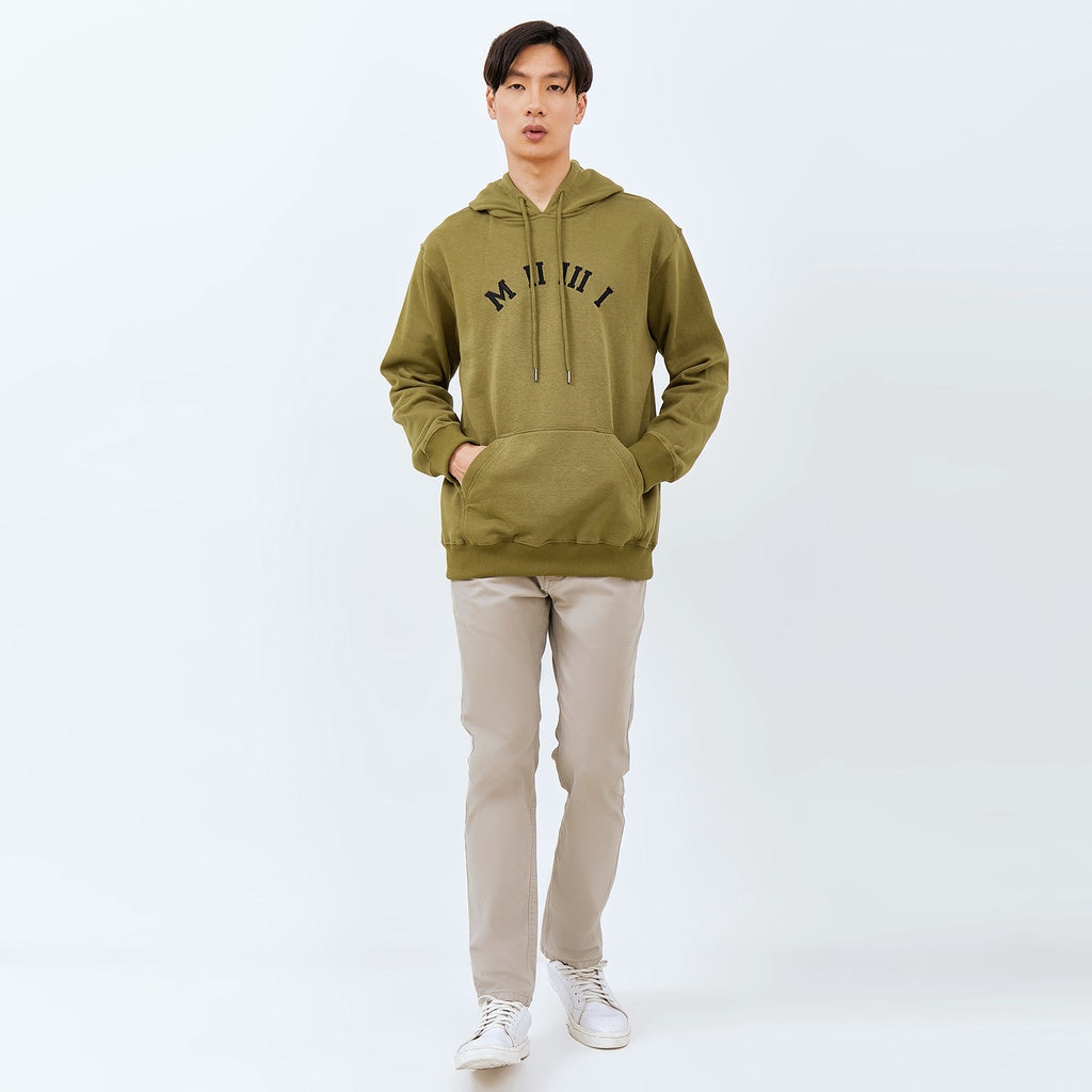 M231 Hoodie Panjang Olive 2197K