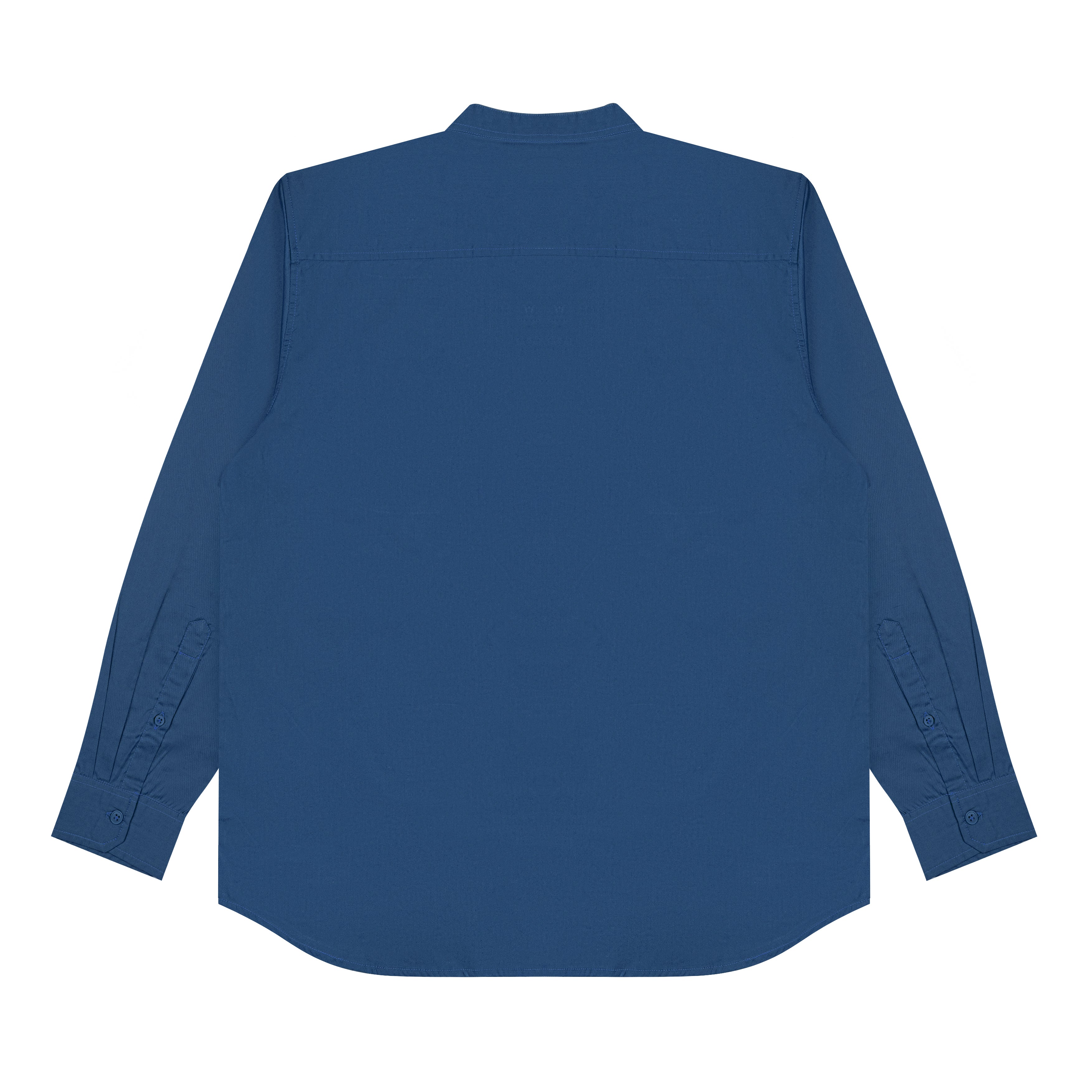 M231 Kemeja Pria Shanghai Polos Panjang Navy 0915F
