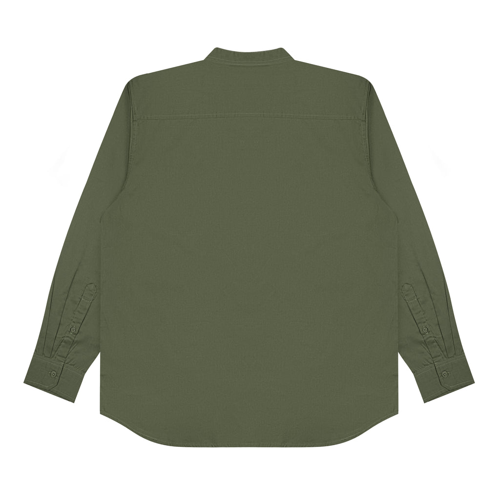M231 Kemeja Pria Shanghai Polos Panjang Army 0915H