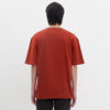 M231 T-Shirt Polos Oversized Pendek Merah Bata 1973K