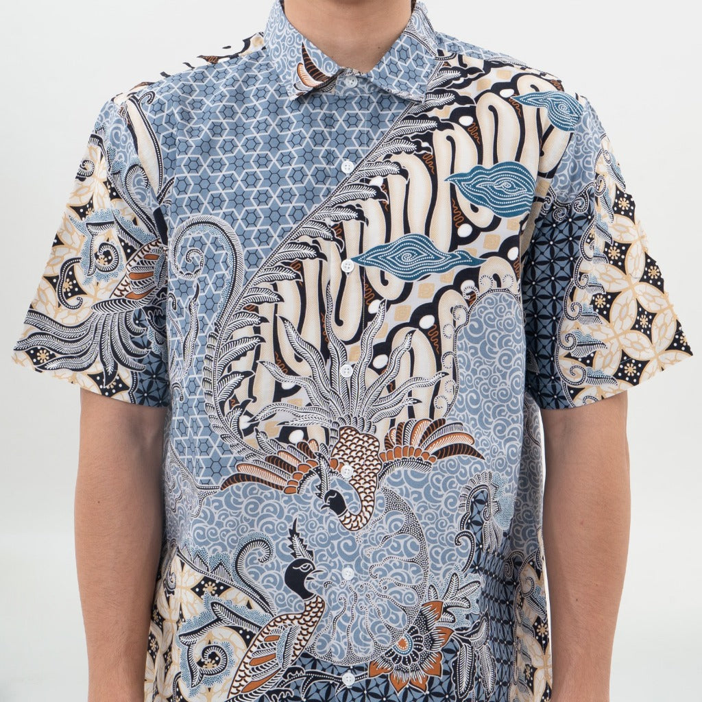 M231 Kemeja Pria Batik Pendek 0714