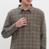 M231 Kemeja Pria Flannel Panjang Hijau 0293