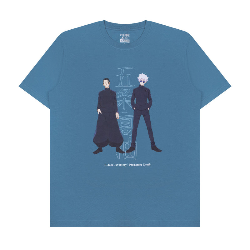 M231 - Jujutsu Kaisen Gojo Geto T-Shirt Biru 0450