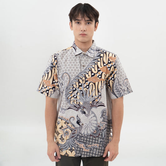 M231 Kemeja Pria Batik Pendek 0714