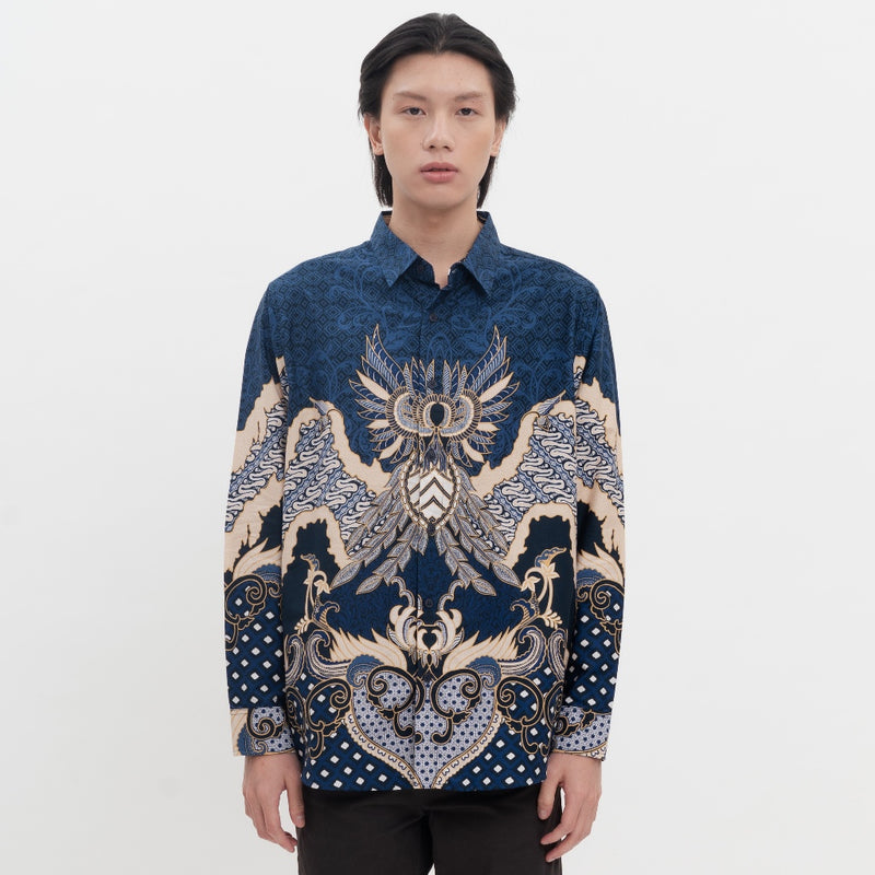 M231 Kemeja Pria Batik Panjang 0543