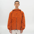 M231 Jaket Hoodie Taslan Wanderer Living Terracotta 0772B