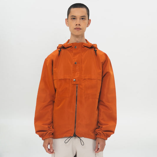M231 Jaket Hoodie Taslan Wanderer Living Terracotta 0772B