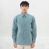 M231 Kemeja Pria Basic Polos Panjang Egg Blue 0642B