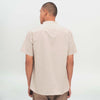 M231 Kemeja Pria Koko Pendek Beige 0810A