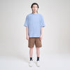 M231 T-Shirt Ponte Polos Oversized Pendek Biru 0756B