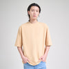 M231 T-Shirt Ponte Polos Oversized Pendek Khaki 0756H