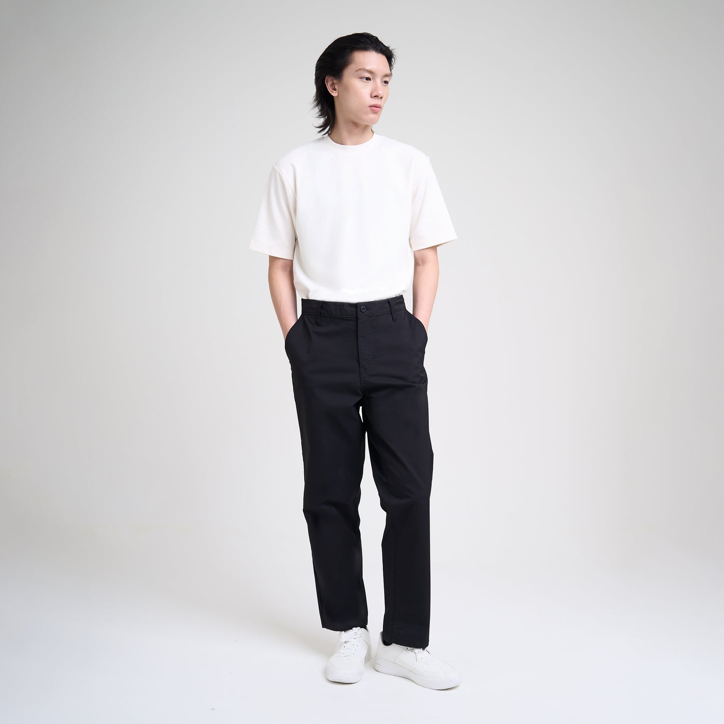 M231 Celana Panjang Pria Relaxed Fit Hitam 0762A
