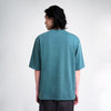 M231 T-Shirt Ponte Polos Oversized Pendek Hijau Tua 0756F