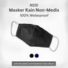 Masker Kain Waterproof 3 Lapis Washable dengan Kantong Filter