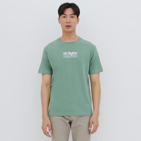 M231 T-Shirt Grafis Pendek Sage Green 2256B