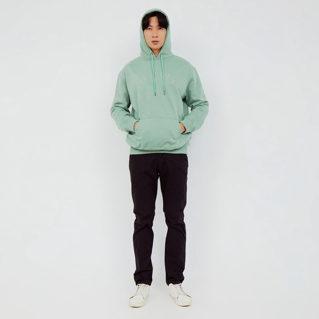 M231 Hoodie Panjang Sage Green 2197B