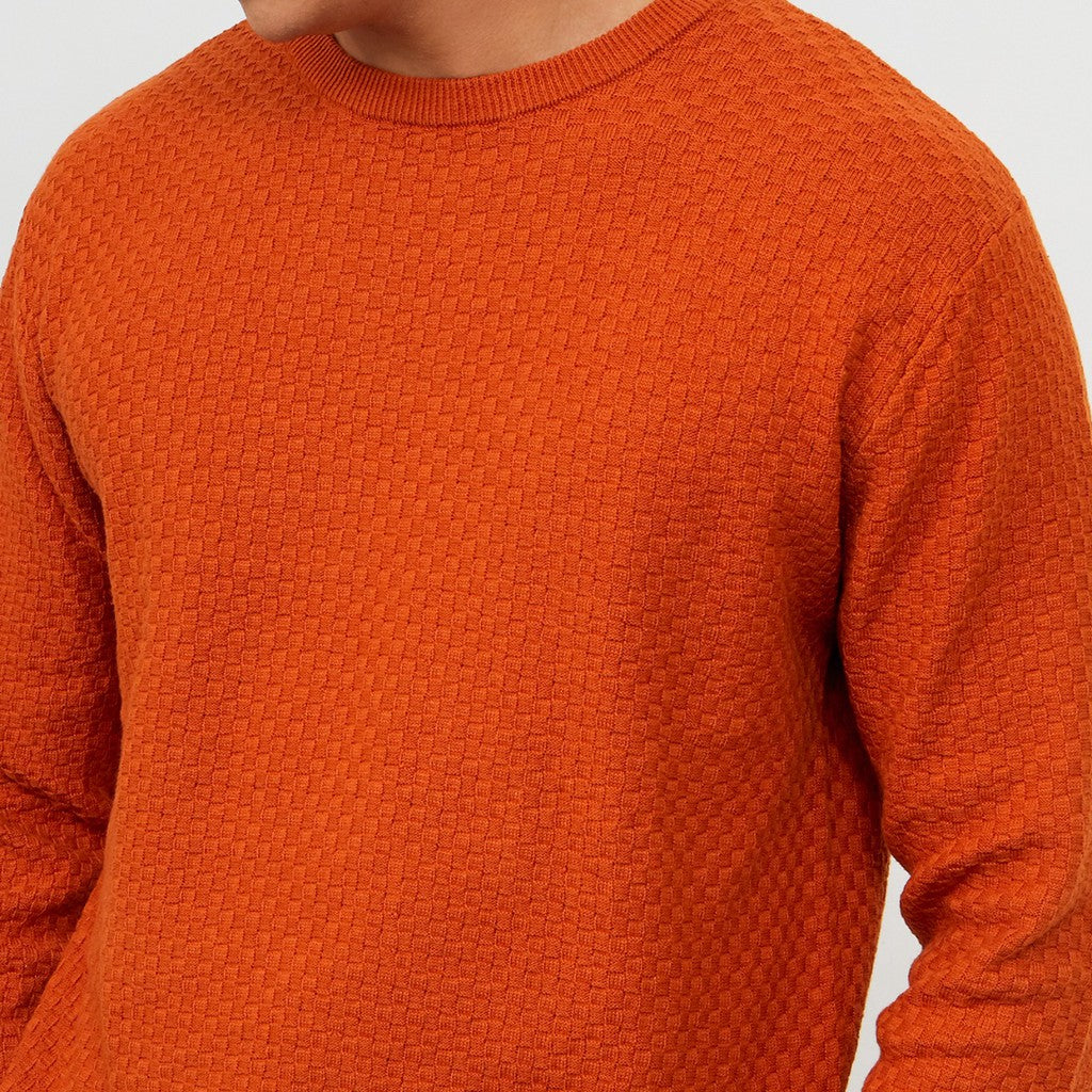 M231 Sweater Rajut Panjang Terracotta 2142A