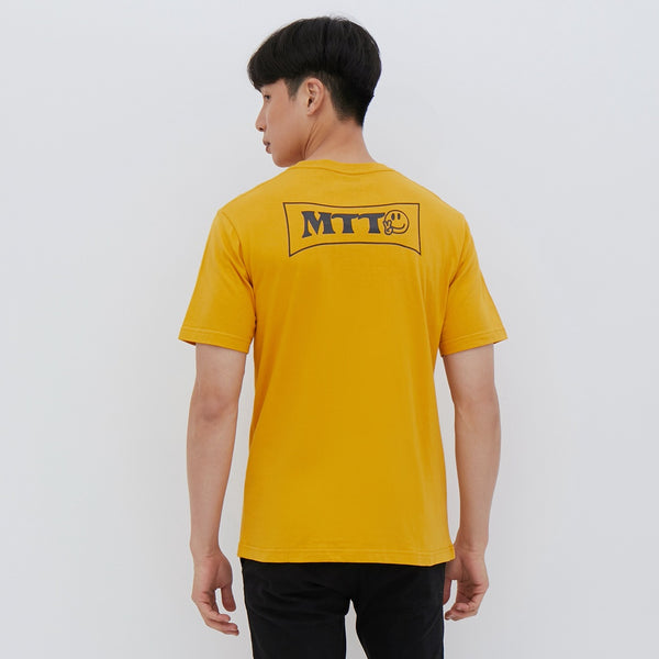 M231 T-Shirt Grafis Pendek Mustard 2259A