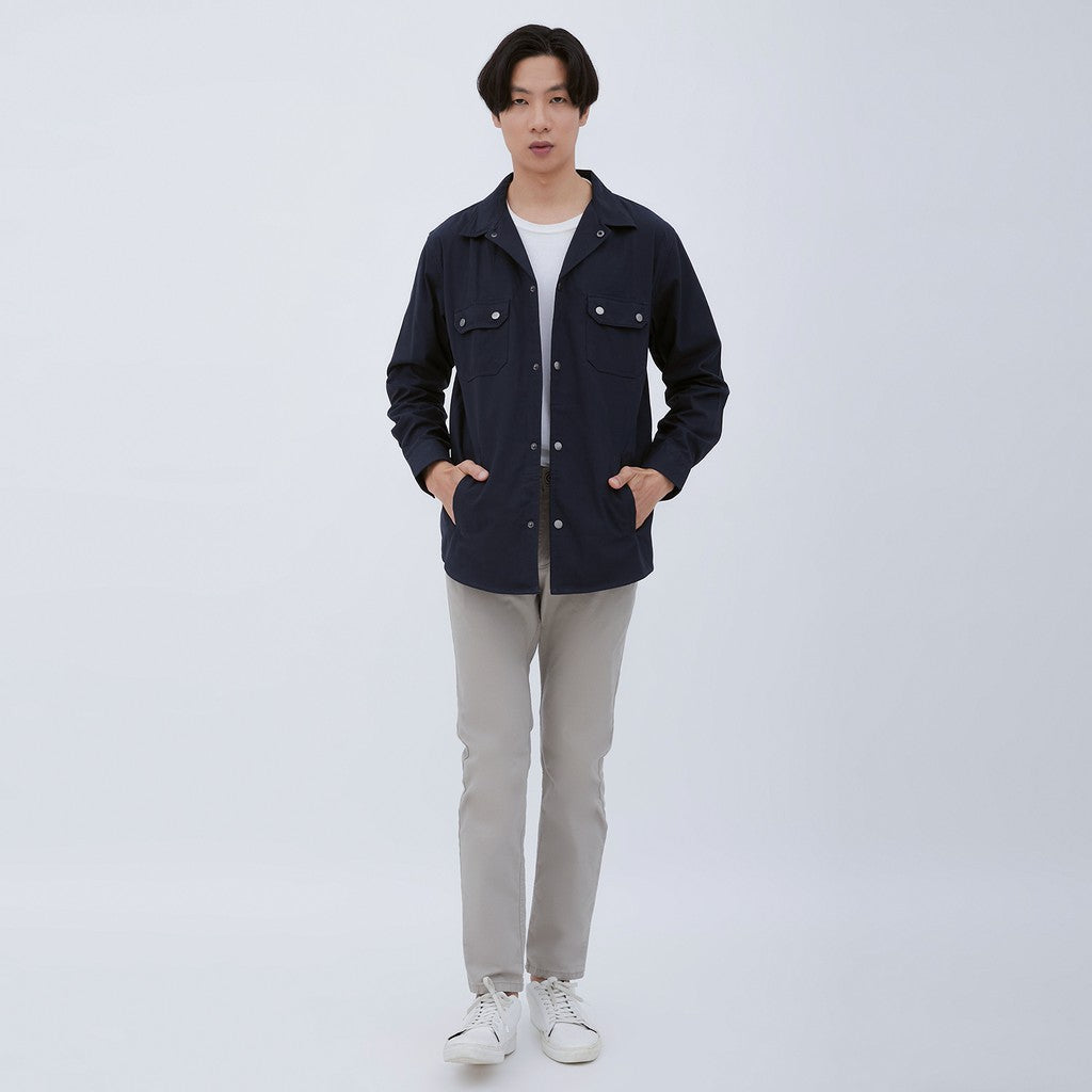 M231 Jaket Pria Coverall Panjang Navy 1959E