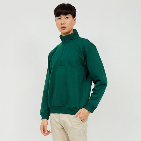 M231 Sweater Half-Zip Harrington Hijau 2164E