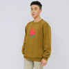 M231 Sweater Crewneck Vantage Panjang Olive 2392A