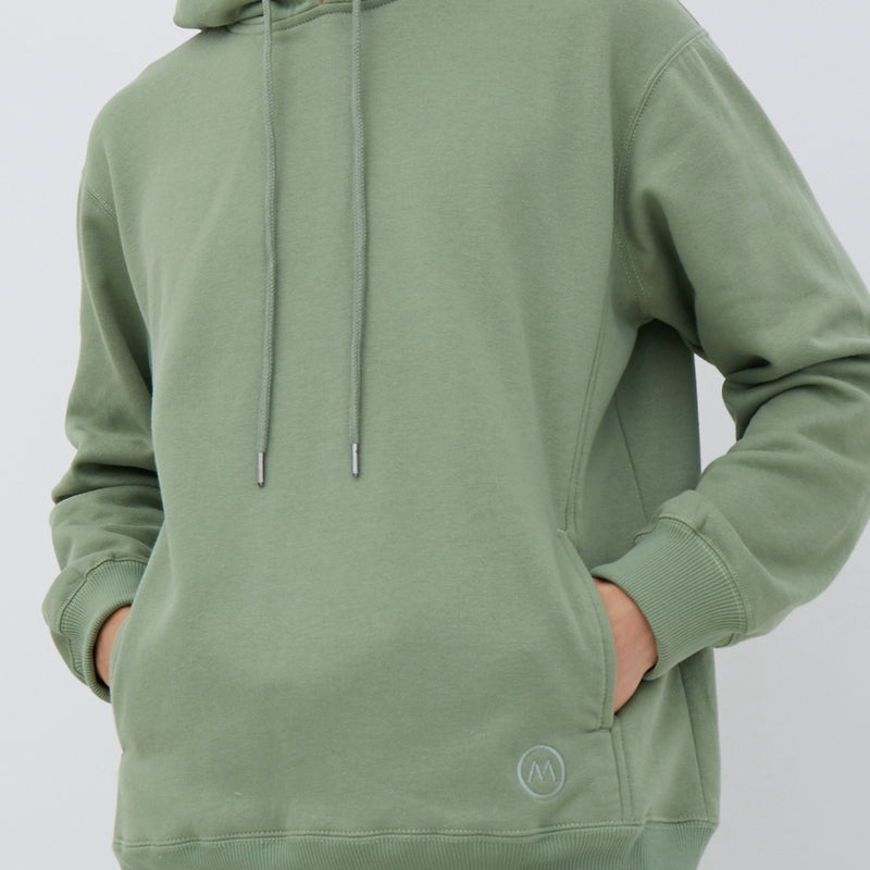 M231 Hoodie Panjang Sage Green 2221E