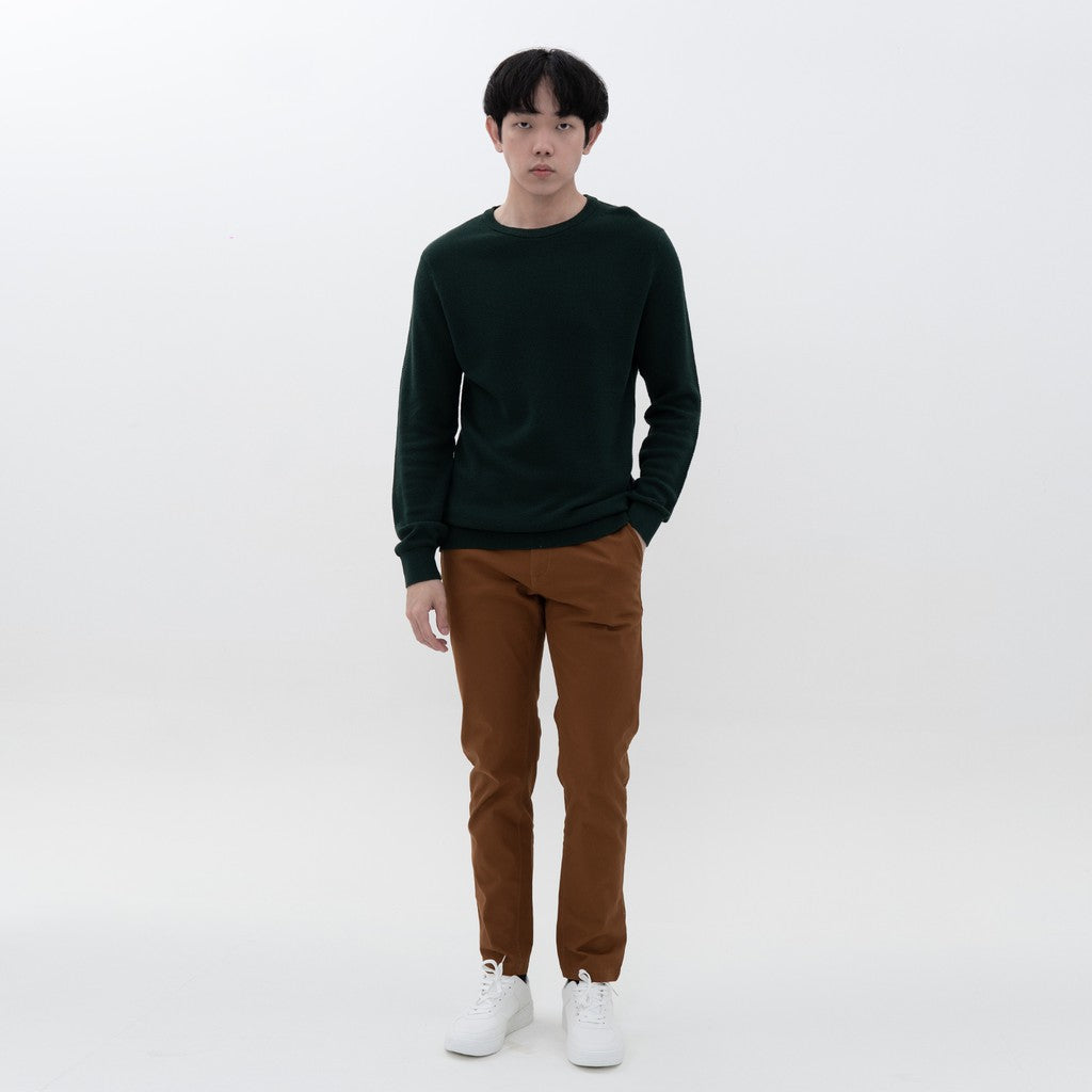 M231 Sweater Knit Panjang Hijau Botol 2174D