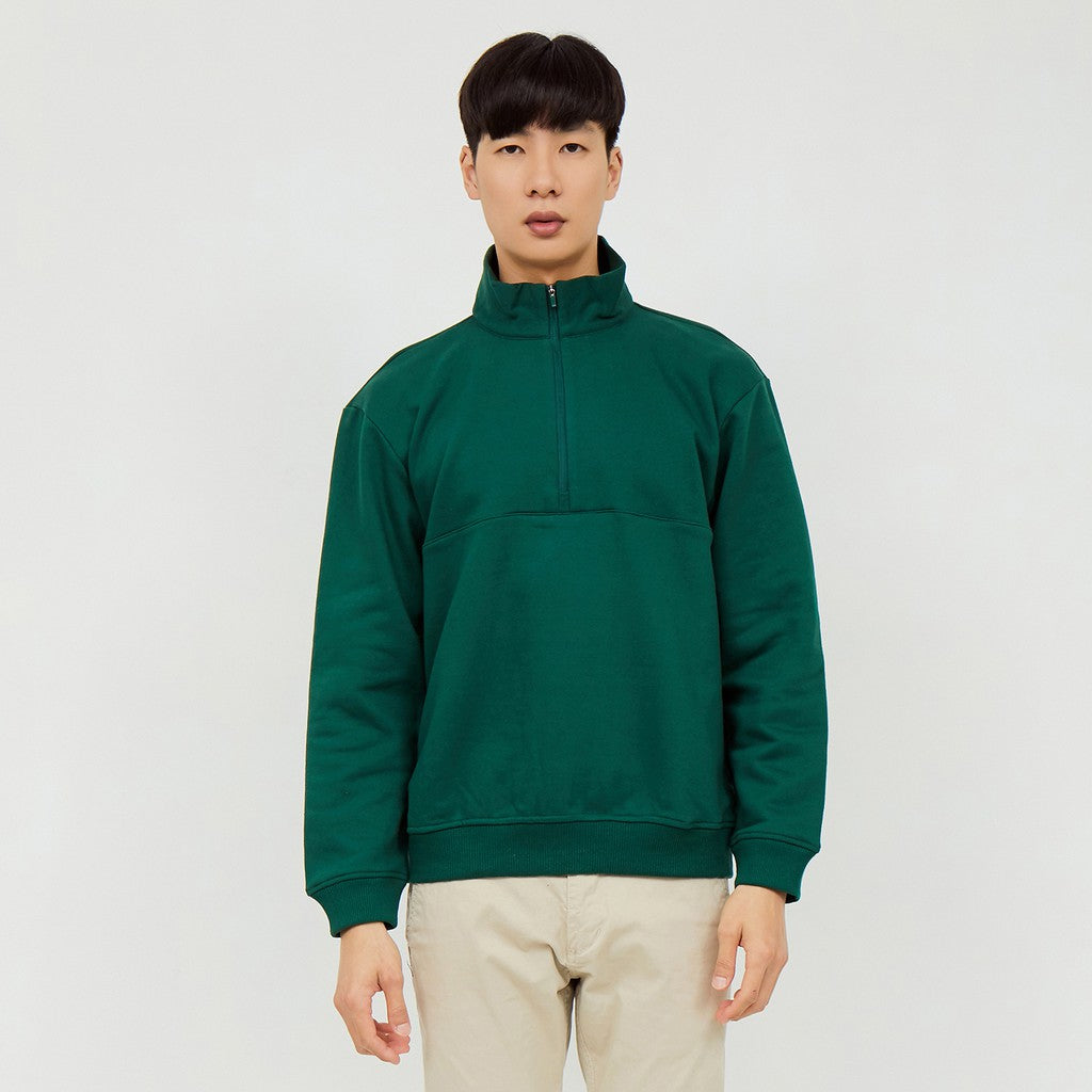 M231 Sweater Half-Zip Harrington Hijau 2164E