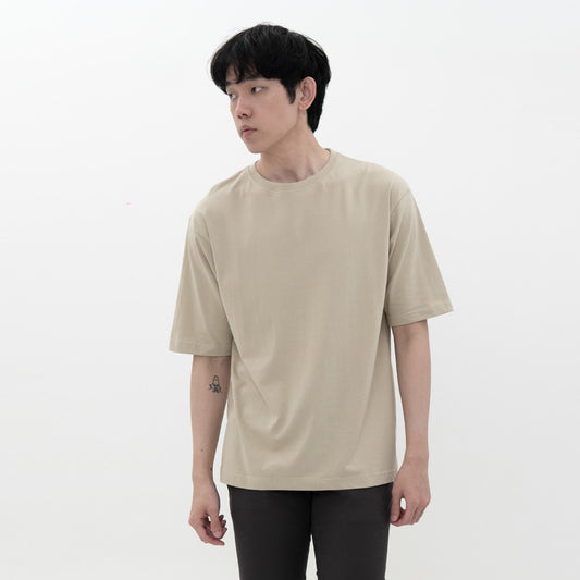 M231 T-Shirt Polos Oversized Pendek Khaki 1973H