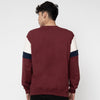 M231 Sweater Crewneck Panjang Maroon 2230B