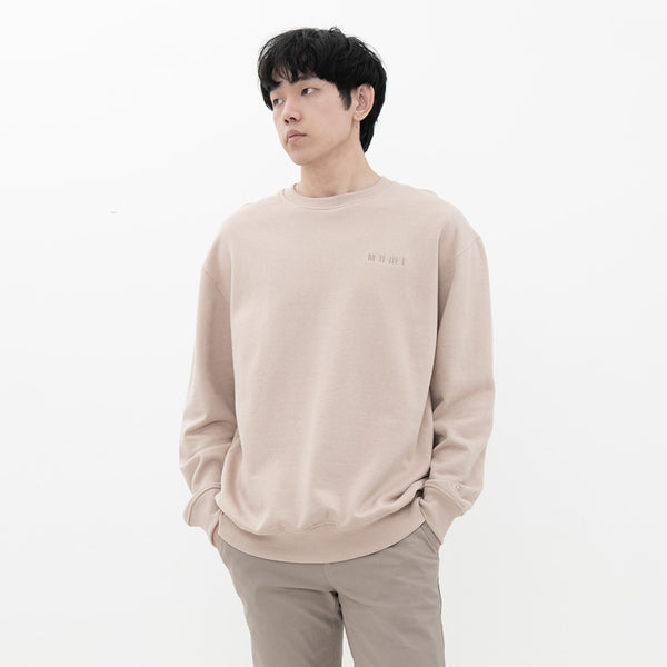 M231 Sweater Crewneck Panjang Light Brown 2198A