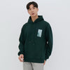 M231 Hoodie Vantage Panjang Hijau Tua 2391A