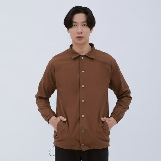 M231 Jaket Pria Coverall Panjang Coklat 1862C