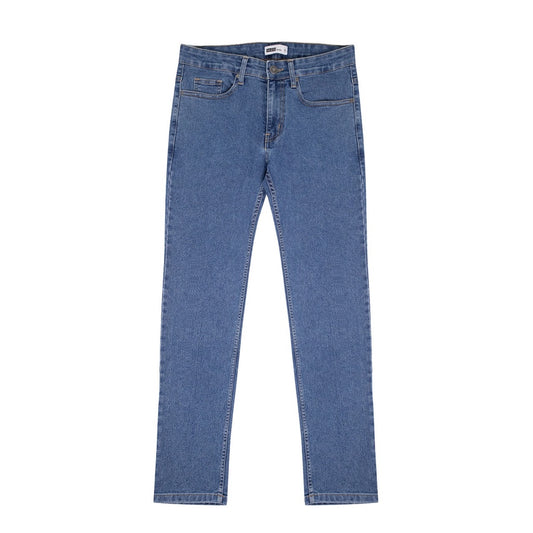 M231 Celana Panjang Jeans Denim Stretch Pria Biru C1169