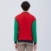 M231 Crewneck Sweater Combination Merah Kuning 2075B