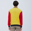 M231 Crewneck Sweater Combination Kuning Hijau 2076B