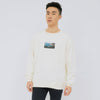 M231 Sweater Crewneck Vantage Panjang Broken White 2390A