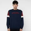 M231 Sweater Crewneck Panjang Navy 2230A