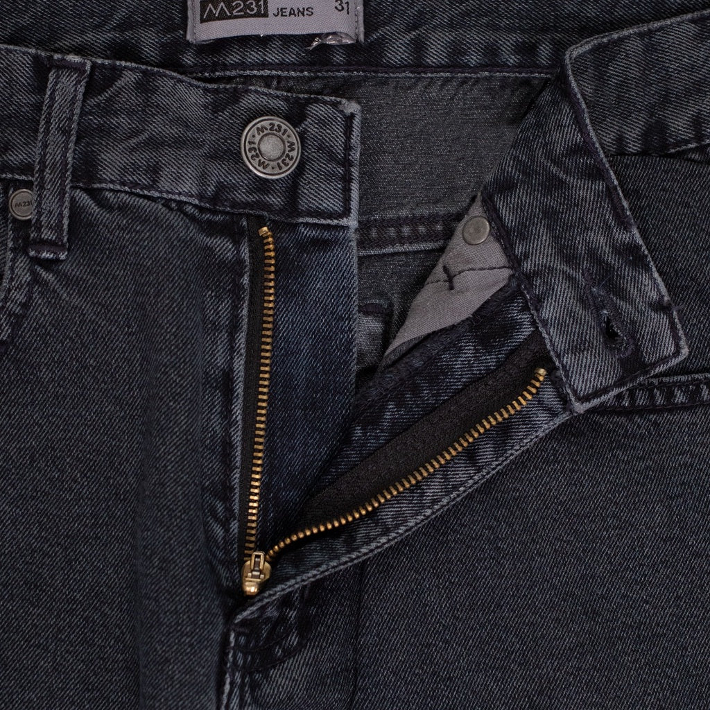 M231 Celana Panjang Jeans Denim Pria Dark Grey C1173