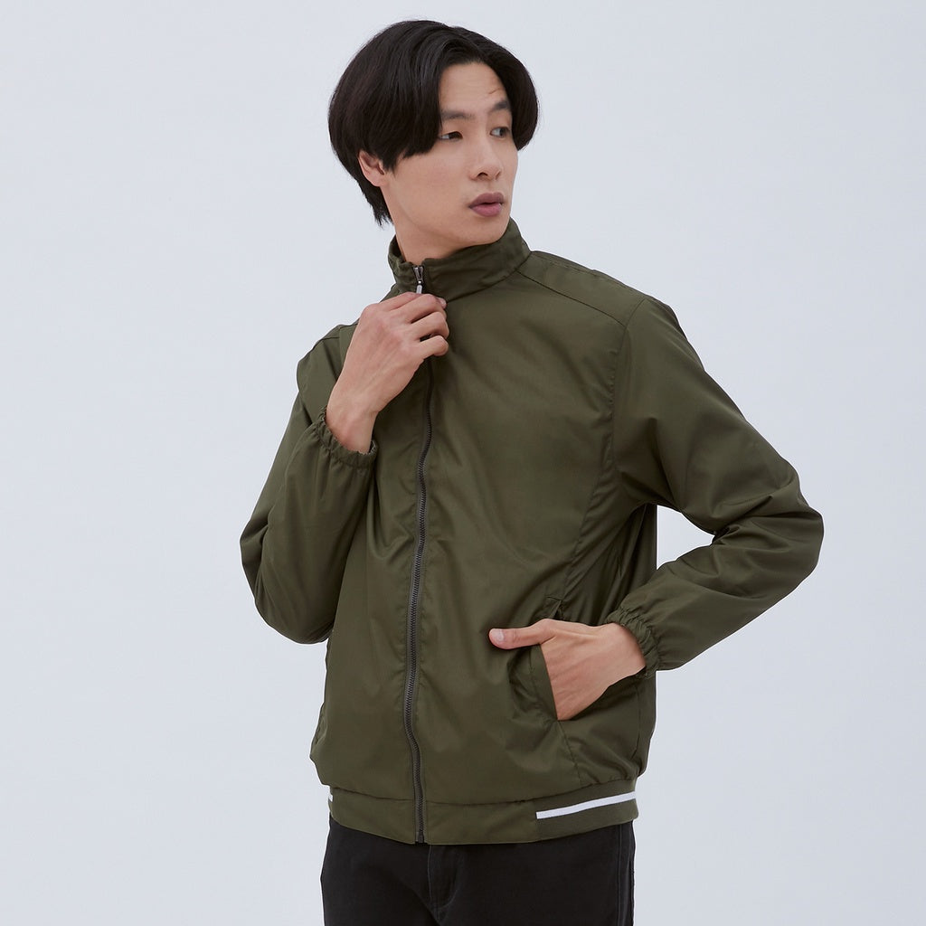 M231 Jaket Pria Taslan Harrington Panjang Army 2038F
