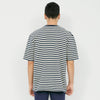 M231 T-Shirt Stripe Oversized Pendek Cream 2145C