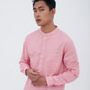 M231 Kemeja Pria Shanghai Polos Panjang Pink 1694