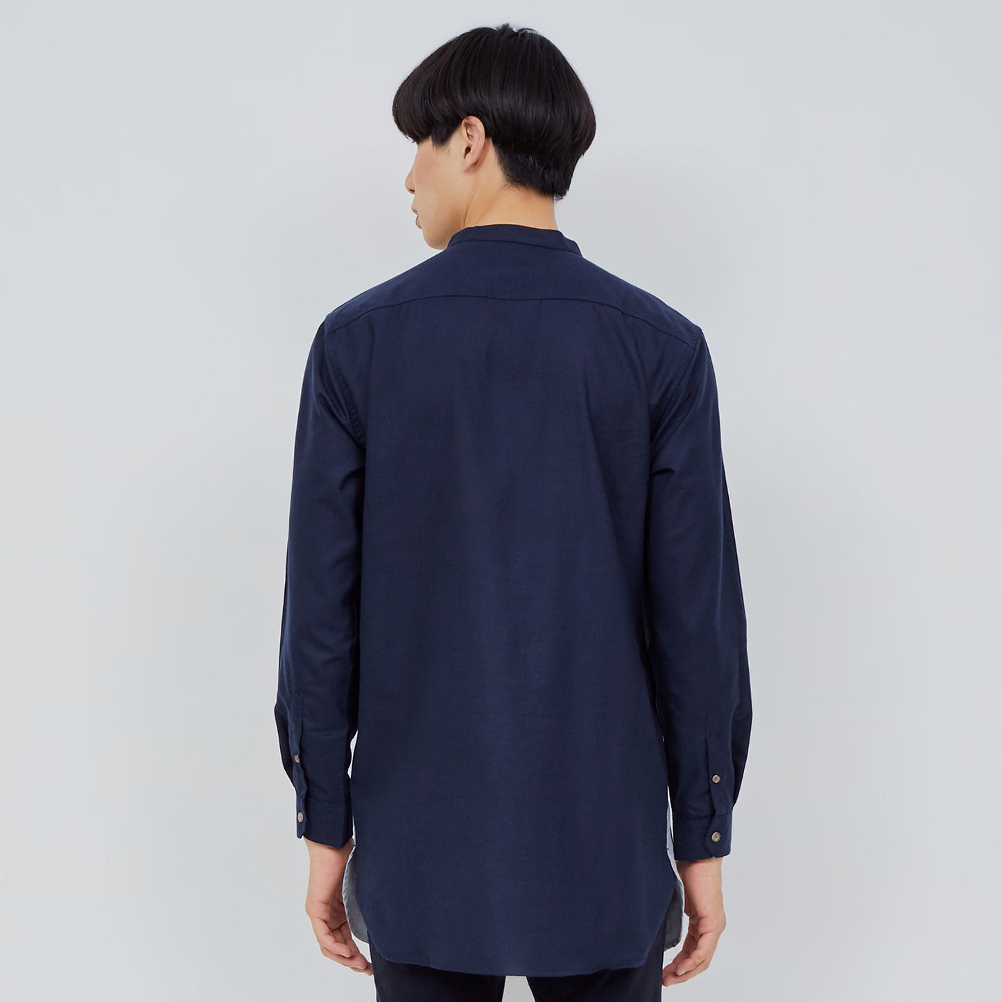 M231 Koko Kurta Pria Panjang Navy 1984A