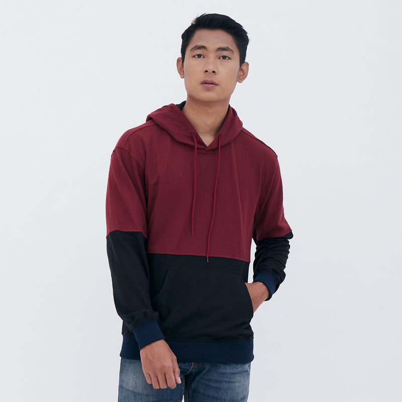 M231 Pullover Sweater Hoodie Maroon 1967A