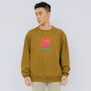 M231 Sweater Crewneck Vantage Panjang Olive 2392A